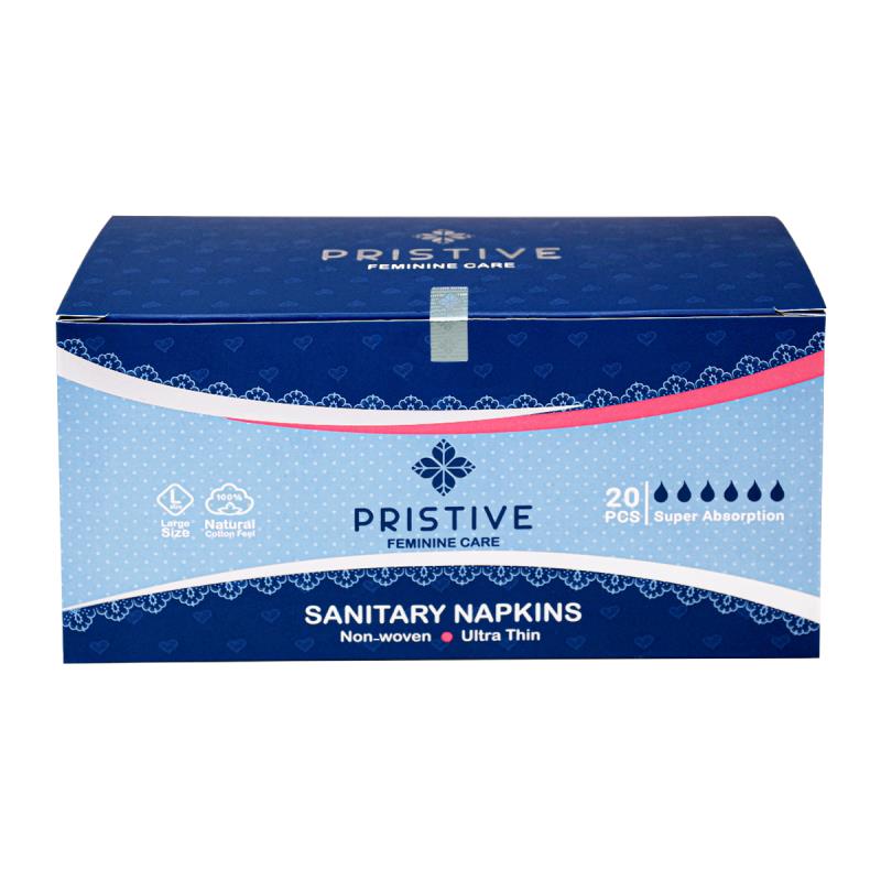 نوار بهداشتی خیلی نازک سایز بزرگ پریستیو  20عددی