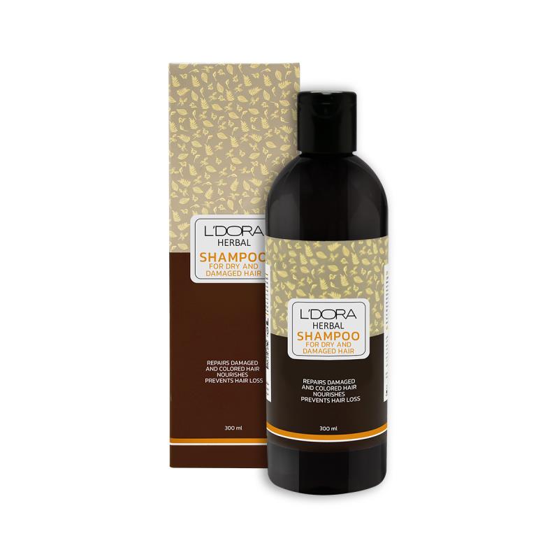 شامپو گیاهی مناسب موهای خشک و آسیب دیده ، 300 میلی‌لیتر