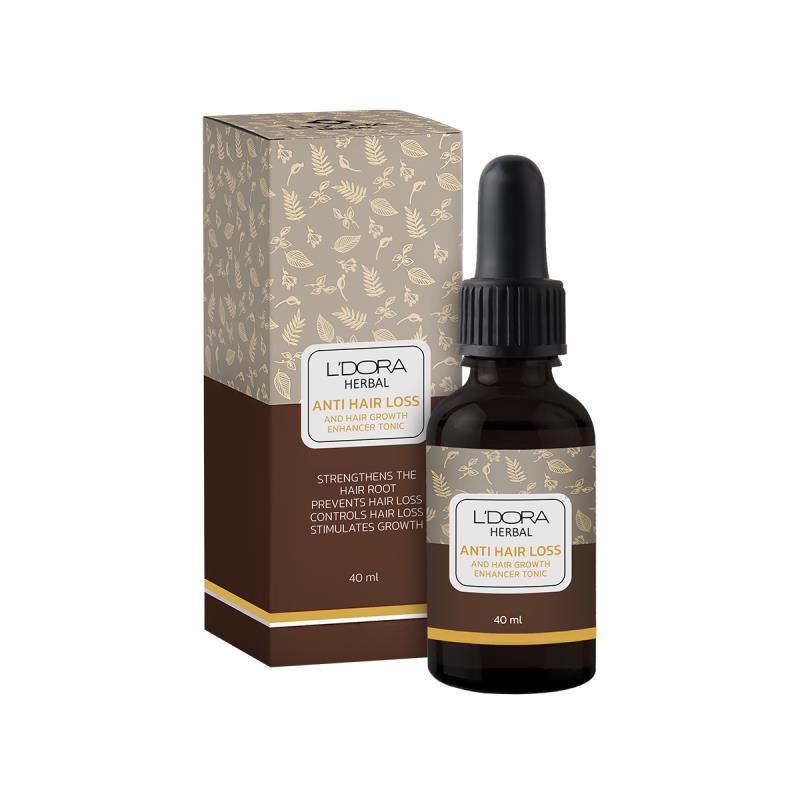 تونیک گیاهی تقویت کننده و ضدریزش موی سر، 40 میلی لیتر