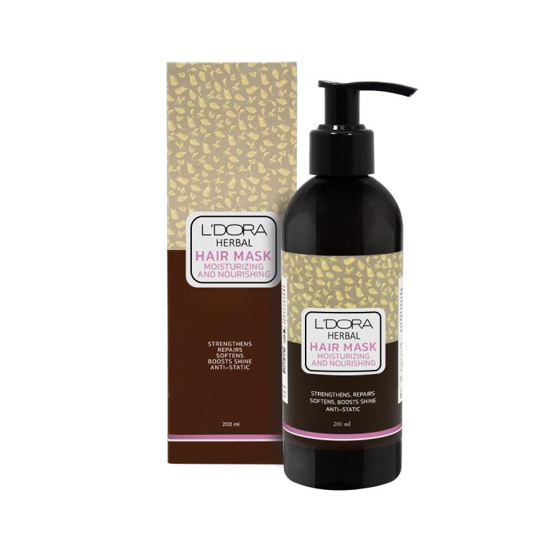 ماسک گیاهی نرم‌کننده و تقویت‌کننده موی سر 200میلی لیتر