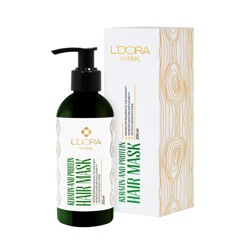 ماسک گیاهی پروتئینه و کراتینه موی سر 200میلی لیتر