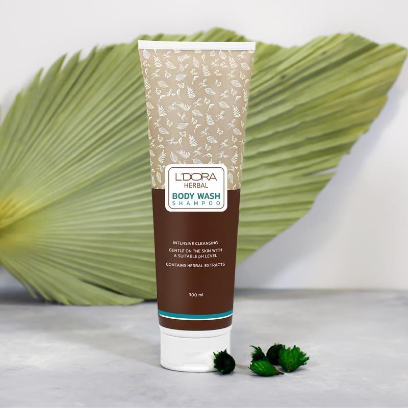 شامپو بدن گیاهی هربال 300ml